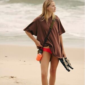 Free People FP Movement Icon Tee Size M Argon Oil